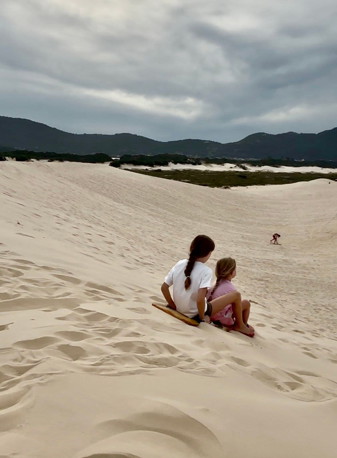 Sandboard in Joaquina Dunes in Florianópolis